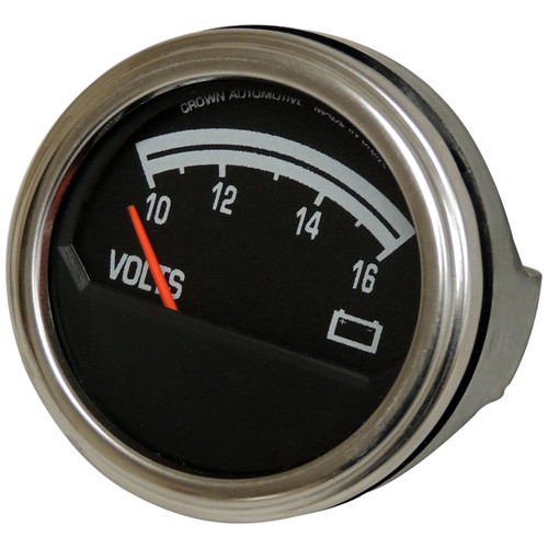 Crown Automotive J8126659 Voltmeter Gauge - Fits 1976-1986 Jeep CJ-5, CJ-7, CJ-8