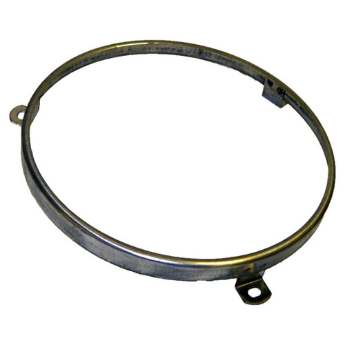 Crown Automotive J8128749 Stainless Headlight Retaining Ring for 1945-1986 Jeep CJ, FC, C101, C104, Willys - Left or Right
