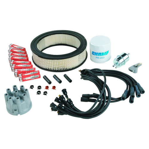 Crown Automotive TK34 Complete Tune Up Kit for 1991 Jeep SJ Grand Wagoneer 5.9L - Cap/Rotor/Filters/Plugs/Wires