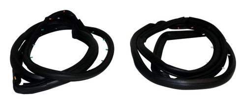 Crown Automotive 5017462K Door Weatherstrip Kit for 1997-2006 Jeep TJ Wrangler w/ Full Steel Doors - Incl. L & R Seals