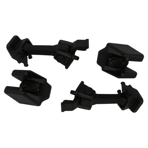 Crown Automotive 55395653K2 Hood Catch Kit (Upper & Lower w/ Brackets) - Fits 2007-2018 Jeep JK Wrangler