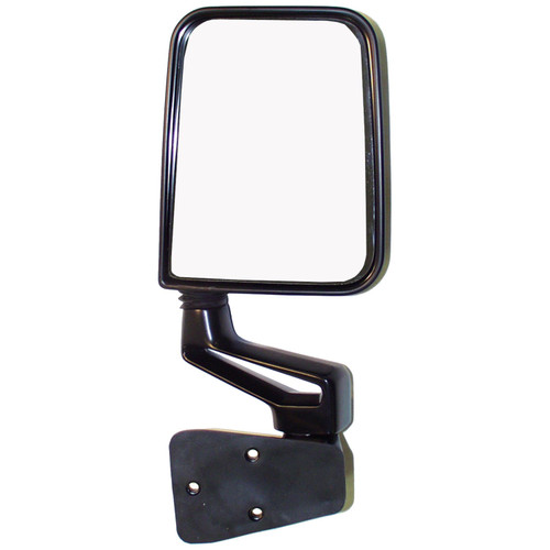 Crown Automotive 82201772 Door Mirror Front Right - Fits 1987-2006 Jeep YJ, TJ Wranglers, Black