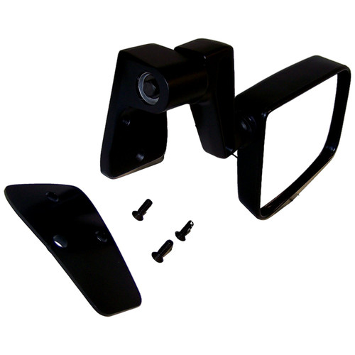 Crown Automotive 82201772 Door Mirror Front Right - Fits 1987-2006 Jeep YJ, TJ Wranglers, Black