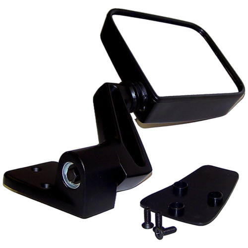 Crown Automotive 82201773 Door Mirror Front Left - Fits 1987-2006 Jeep YJ, TJ Wranglers, Black