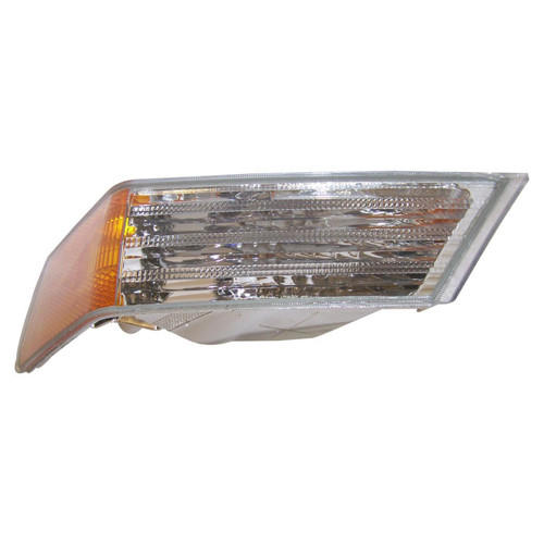 Crown Automotive 68004181AB Left Front Park/Turn Signal Light - Fits 2007-2017 Jeep MK Patriot (Clear/Amber)