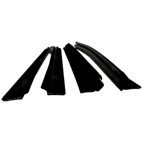 Crown Automotive 55235408K4 Door Window Belt Weatherstrip Kit Front Left & Right Inner & Outer - Fits 1984-1996 Jeep XJ Cherokee
