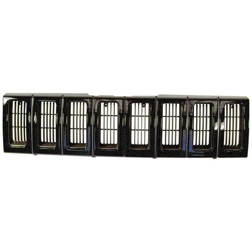 Crown Automotive 5DF54MX8 Grille - Fits 1993-1995 Jeep ZJ Grand Cherokee, Black