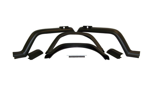 Crown Automotive 5AHK 4-Piece Fender Flare Kit for 1987-1995 Jeep YJ Wrangler, Except Renegade, All 4 Flares + Hardware