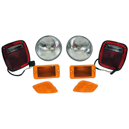 Crown Automotive LK6 Driving Light Kit Front & Rear Left & Right - Fits 1997-1997 Jeep TJ Wrangler