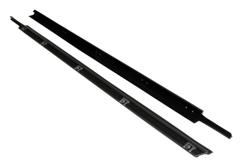 Crown Automotive 55176565K for 1997-2006 Jeep TJ Wrangler Outer Door Glass Weatherstrip Set - Left & Right, Direct OE Replacement