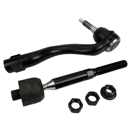 Crown Automotive TRK7 for 2016-2022 Jeep WK2 Grand Cherokee Left Front Tie Rod Kit Inner & Outer w/ Hardware, Direct OE Replacement