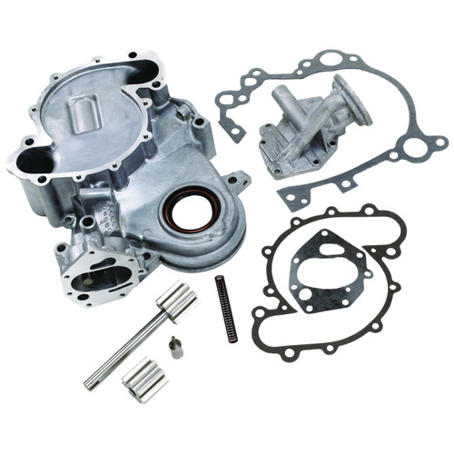 Crown Automotive 8129373K Engine Oil Pump and Timing Cover Assembly - Fits 1971-1981 Jeep CJ-5