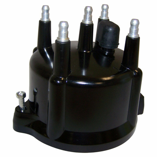 Crown Automotive 53006152 Distributor Cap for 1991-2002 Jeep TJ, YJ, XJ, and MJ with 2.5L Engine, Includes Mounting Screws