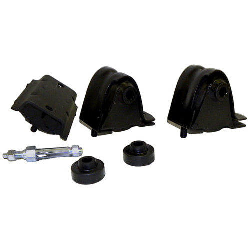 Crown Automotive 52019201K Engine Mount Kit Front & Rear Left & Right - Fits 1987-1990 Jeep YJ Wrangler