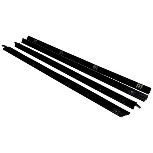 Crown Automotive 55024255MK Door Window Belt Weatherstrip Kit Left & Right Inner & Outer - Fits 1987-1995 Jeep CJ-7