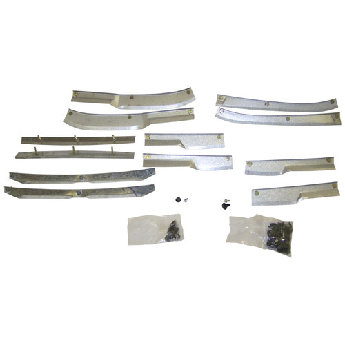 Crown Automotive 55003232K Fender Flare Bracket Front & Rear Left & Right - Fits 1984-1996 Jeep XJ Cherokee, 12 Brackets & Hardware