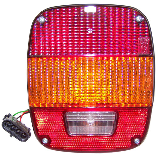 Crown Automotive J5764204 Tail Light Rear Left or Right - Fits 1981-1995 Jeep CJ-5, 7, 8, Europe