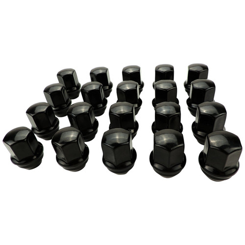 Crown Automotive 6509422BLK Wheel Lug Nut Set Front & Rear Left & Right - Fits 2018-2024 Jeep WD Durango