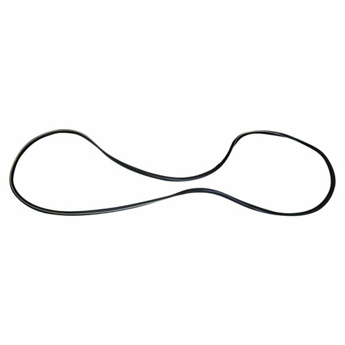 Crown Automotive 55176567AC Windshield Molding for 1997-2006 Jeep TJ Wrangler, Black Rubber Glass Seal, Direct Replacement