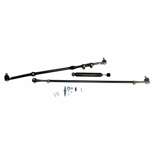 Crown Automotive SK2 Complete Steering Kit for 1997-2006 Jeep TJ Wrangler with Left-Hand Drive, Includes All 4 Tie Rod Ends, Adjusters, Hardware and Stabilizer