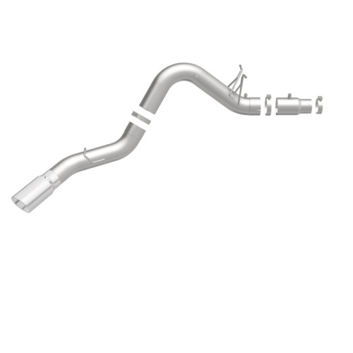 MagnaFlow SYS Cat-Back for 2017 Chevrolet Silverado 6.6L Diesel Polished Single Wall 6in Tip