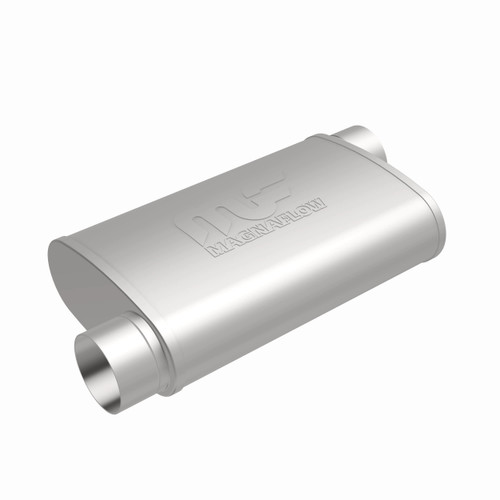 MagnaFlow Oval Straight-Through Muffler 11239 3in Offset/Offset