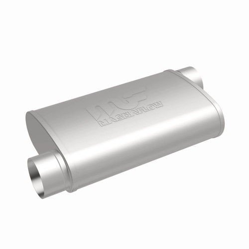 MagnaFlow Oval Straight-Through Muffler 11239 3in Offset/Offset