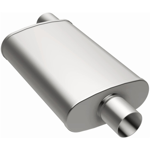 MagnaFlow Oval Straight-Through Muffler 11256 2.5in Offset/Center