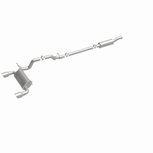 MagnaFlow 19416 Street Series Polished Stainless Cat-Back Exhaust System for 2018-2026 Jeep Wrangler 3.6L