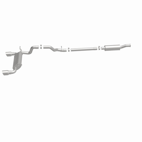 MagnaFlow 19416 Street Series Polished Stainless Cat-Back Exhaust System for 2018-2026 Jeep Wrangler 3.6L