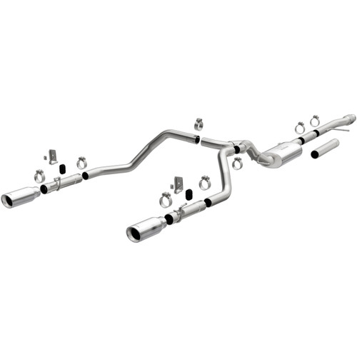 MagnaFlow 19471 Street Series Polished Stainless Cat-Back Exhaust System for 2019-2025 Chevy/GMC Sierra/Silverado 1500