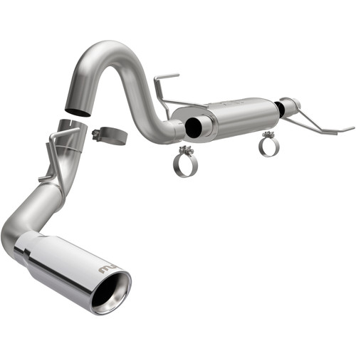 MagnaFlow Street Series Polished Cat-Back Exhaust System 19590 for 2021-2026 Ford F-150 3.5L PowerBoost