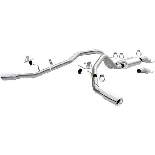 MagnaFlow 19564 Street Series Polished Cat-Back Exhaust System for 2015-2026 Ford F-150