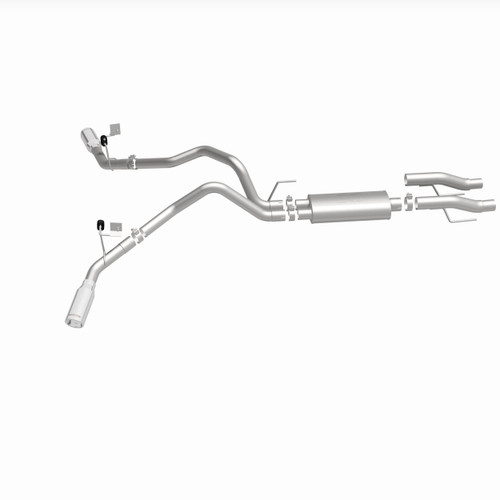 MagnaFlow 19564 Street Series Polished Cat-Back Exhaust System for 2015-2026 Ford F-150