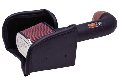 K&N 57-1516 FIPK Performance Air Intake System for 2000-2004 Dodge Dakota/Durango - Red Oiled Cotton Filter, CARB Legal