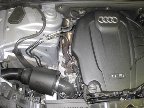 K&N 54-5000 Universal Shielded Air Intake System - Red Cotton Gauze Filter, Heat Shield Housing