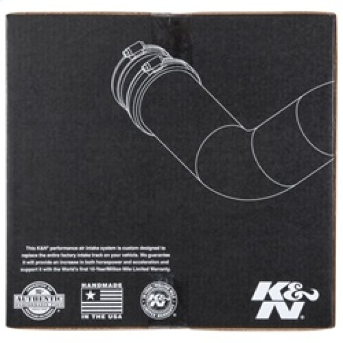 K&N 57-2597 57 Series FIPK Performance Air Intake System for 2017-2019 Ford F-250 Super Duty, F-350 Super Duty, F-450 Super Duty - Red Cotton Gauze Filter, Gen II