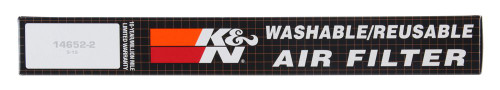 K&N 56-1350 Custom Racing Air Cleaner Assembly - Oval Red Cotton Gauze Filter with Chrome Top for Carburetors