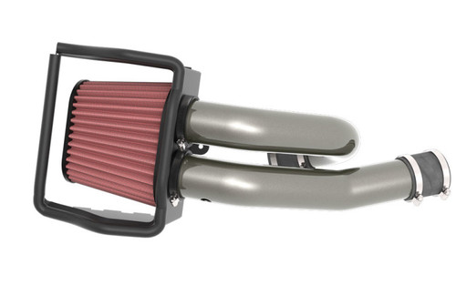 K&N 77-2617KC Typhoon Cold Air Intake System with Air Box for 2015-2026 Ford F-150 Expedition - Gunmetal Gray Tube, Red Filter, 21.44 HP Gain