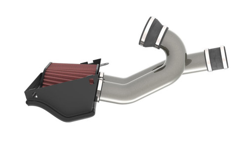 K&N 77-2617KC Typhoon Cold Air Intake System with Air Box for 2015-2026 Ford F-150 Expedition - Gunmetal Gray Tube, Red Filter, 21.44 HP Gain