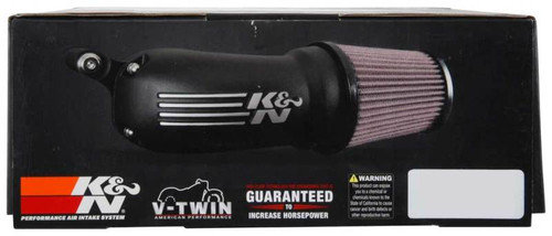 K&N 57-1134 FIPK Performance Air Intake System for Harley-Davidson Touring/Softail - Red Cotton Gauze Filter, CARB Legal