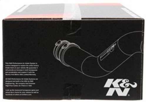 K&N 57-2605 57 Series FIPK Performance Air Intake System for 2018-2021 Ford Mustang - Red Cotton Gauze Filter, Gen II