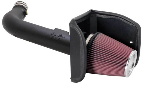 K&N 57-2574 57 Series FIPK Performance Air Intake System for 2007-2008 Ford F-150 - Red Cotton Gauze Filter, Gen II