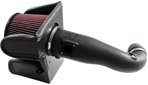 K&N 57-2576 57 Series FIPK Performance Air Intake System for 2008-2010 Ford F-250 Super Duty, F-350 Super Duty, F-450 Super Duty, F-550 Super Duty - Red Cotton Gauze Filter, Gen II