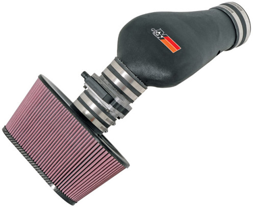 K&N 57-3020 57 Series FIPK Performance Air Intake System for 1997-2000 Chevrolet Corvette - Red Cotton Gauze Filter, Gen II