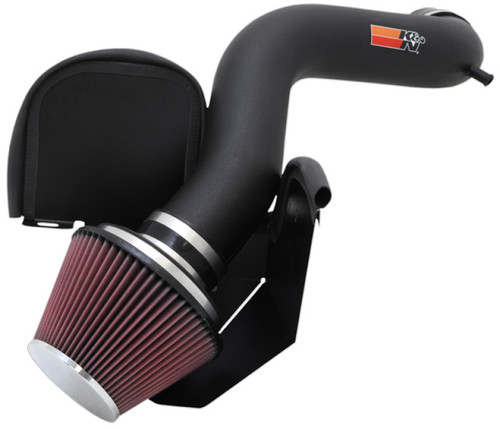 K&N 57-1539 57 Series FIPK Performance Air Intake System for 2004-2009 Chrysler, Dodge Aspen, Durango - Red Cotton Gauze Filter, Gen II