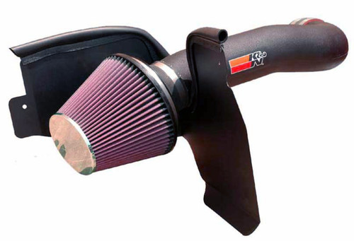 K&N 57-1540 57 Series FIPK Performance Air Intake System for 2004-2007 Jeep Liberty - Red Cotton Gauze Filter, Gen II