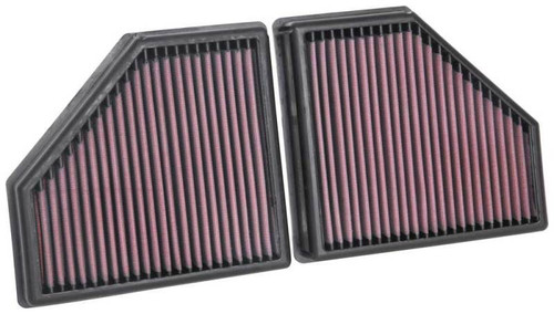 K&N High-Flow Air Filter 33-5086 (Set of 2) for 2016-2019 BMW 750Li X7 - Panel Replacement Filter