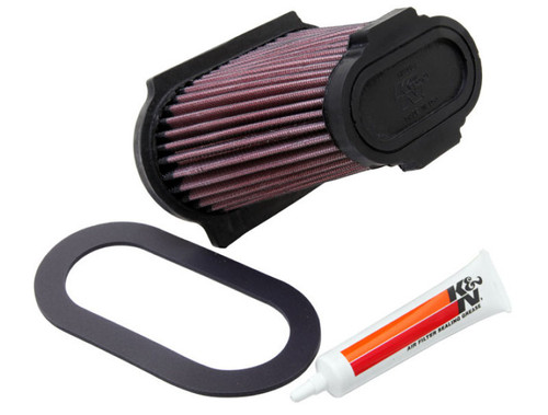K&N YA-6601 Unique Replacement Air Filter for 2001-2005 Yamaha YFM660R Raptor - Includes Grease & Gasket