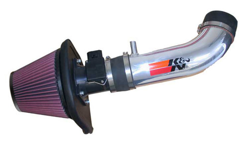 K&N 77-2529KP Typhoon Cold Air Intake System for 2001-2004 Ford Explorer Ranger B4000 - Bright Mirrored Tube, Red Filter, 5.32 HP Gain, CARB Legal